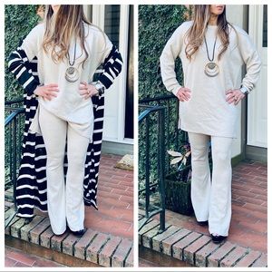 Made in Italy Chic 2 Piece Knit Tunic and Pant set